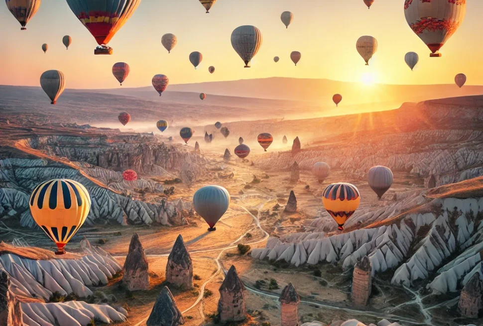 cappadocia balloon tour watching
