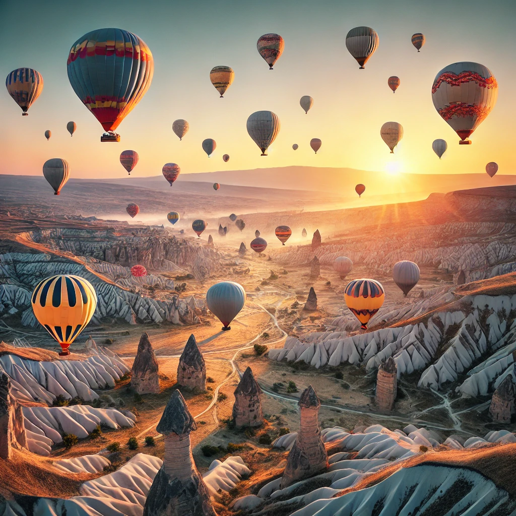 cappadocia balloon tour watching